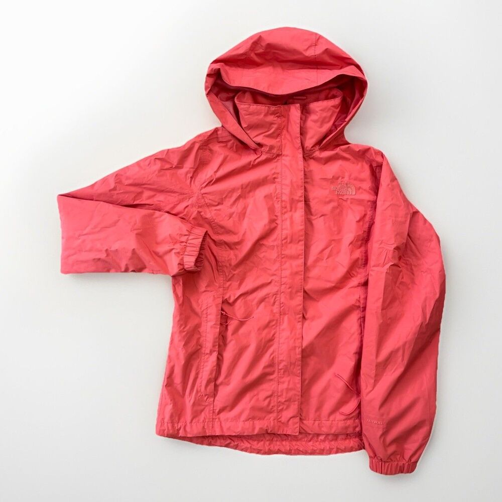 The North Face Jacket Womens Size Medium Resolve 2 DryVent Waterproof Coral